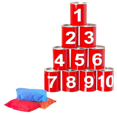 ZYIHNIRB Dosenwerfen Spielset, Hand Augen Koordination, Osterspiel für Teenager