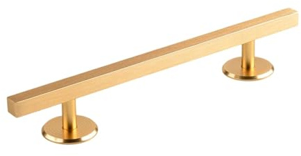 Zani Puff Griffbrettschiene, Edelstahl Quadrat Hindernislauf für Finger Skateboard, Grind Rail Mini Skatepark- Gold