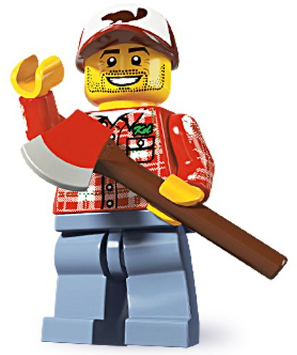Lego Series 5 Mini Figure Lumberjack