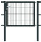 Alberts 646424 Einzeltor Flexo mit Zubehör | verschiedene Breiten und Höhen | anthrazit | Breite 100 cm | Höhe 80 cm