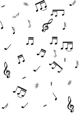 32 Music Notes Car Laptop Wall Fridge Vinyl Wall Sticker Decal Vinyl Tattoo Transfer PERSONALISED Many Colours Genuine Broomsticker