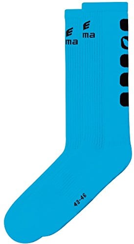 erima Socken 5-Cubes Lang, Curacao/Schwarz, 35-38, 618509