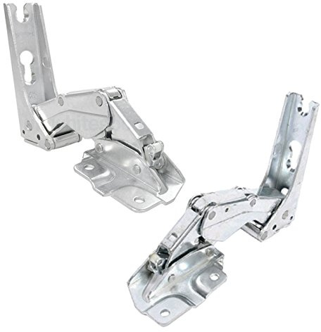 SMEG CB320NFK Fridge Freezer Integrated Hettich Door Hinge Pair (Top / Bottom, Left / Right)