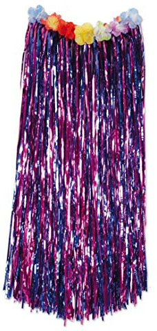 Markenlos Hula-Rock Lametta, ca. 80 cm Länge
