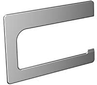Emco Art Toilettenpapierhalter, chrom, Klopapierhalter, ohne Deckel, Rollenhalter, Wandmontage - 160000101, Einheitsgröße, Grau