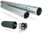 markiso I Rolladenwelle SW60 Rollladenwelle Stahlwelle mit Teleskopwelle Welle für Rolladen - inkl. Wellenkapsel & Lager Komplett SET 210-240 cm frei einstellbar KEIN ZUSCHNEIDEN MEHR NOTWENDIG