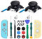 LONANDY 2 Pack Joycon Joysticks, Joycon Repair Kit Joystick Replacement Parts for Nintendo Switch, Switch Lite & Switch OLED, Include Thumb Grips, Metal Lock Buckles