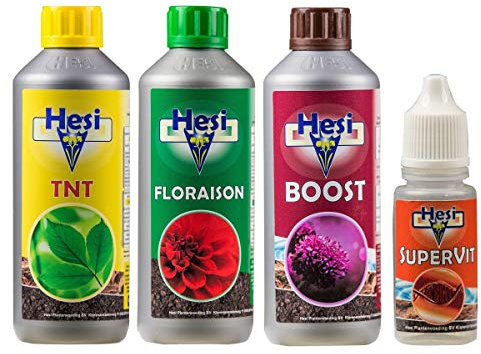 Basic pack engrais HESI terre 3 x 1 litre + Super Vit