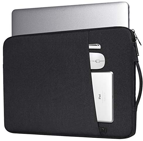 13 Zoll Laptop Hülle Sleeve für 13,5-14,4 Zoll Surface Laptop Studio/6/5/4/3, 13 Zoll Surface 7th, Asus ZenBook/Dell Inspiron Notebook Hülle, Schwarz