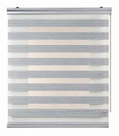 STORESDECO Premium Doppelrollo mit Bohren 250H x 80B cm für Fenster & Türen - Zuverlässiger Licht- & Sichtschutz - Kindersichere Rollos für Fenster mit Bohren & Einfacher Montage - Mit&Ohne Motor