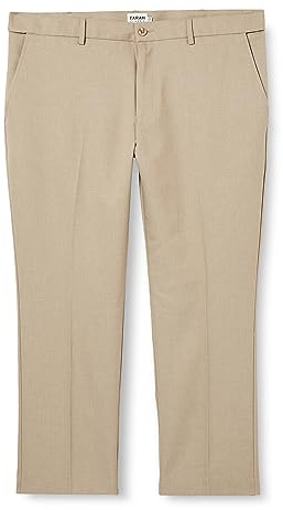 Farah Classic Men's Roachman Trousers, Soft 27L Taupe, 36W