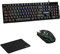 Gamer-Tastatur – Set mit Tastatur und Maus – Gamer – Gaming-Tastatur – Gaming-Paket: Tastatur + optische Maus + Mauspad