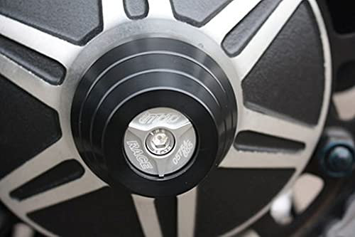 GSG-Moto Sturzpad Hinterrad Links Inlay Silber passend für Honda CB 1000 R SC80 ab 2021