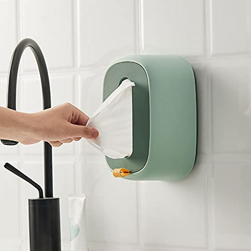 Wet Wipes Dispenser Holder - Wall-Mounted Wet Tissue Box Baby Wipes Box Napkin Storage Box Wet Tissue Paper Case for Desk, Dorm, Kitchen, Washroom
