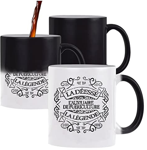 Mug magique femme Auxiliaire De Puériculture La déesse | Tasse changement de couleur