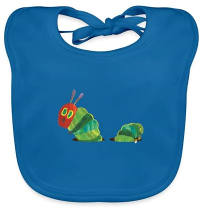 Spreadshirt Die Kleine Raupe Nimmersatt Bio Baby Lätzchen | Waschbares Baby-Lätzchen