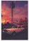 American Muscle Car Palme Ästhetische Stadt Poster Leinwand Kunst Poster und Wandkunst Bild Druck Modern Family Schlafzimmer Dekor Poster 30x45cm