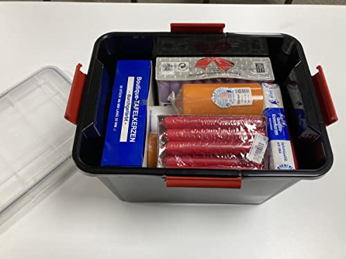 Jaspers 8 KG Notfallbox Kerzen (Blackout-Box) Kerzen in gemischter Zusammenbestellung