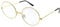 ALLY-MAGIC Retro Round Eyeglasses, Vintage Metal Frame Clear Lens Glasses for Men Women Unisex Eyeglasses Cosplay Accessories Y7FGYXYJ