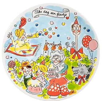 Blond Amsterdam Kuchenteller Efteling Jubiläum, 18cm | Keramik, Efteling Jubiläumsdesign, Für Gebäck & Kuchen, Mikrowellengeeignet, Handwäsche empfohlen
