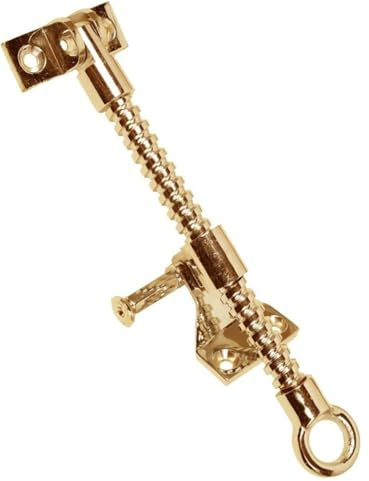 Haven Heritage Window Screw Jack for Skylights Single Thread (Brass Finish, 200mm)