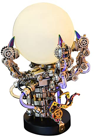 AYAY 3D Punk Metall Puzzle, DIY Montage 3D Metall Punk Mechanisch Drachenklaue Lampe Modell Puzzle Set (1000+PCS)