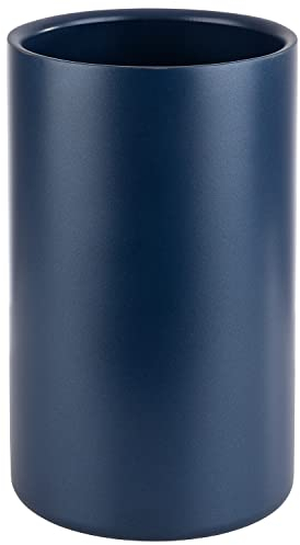 APS 36126 Doppelwandiger Flaschenkühler/Weinkühler für Flaschen mit max. Ø 10cm, blau/außen Ø 12 cm, H: 20 cm