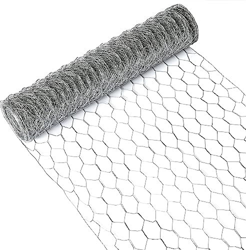 Chicken Wire,16M Chicken Wire Mesh Roll,Chicken Wire Mesh for Pet Rabbit Chicken Fencing