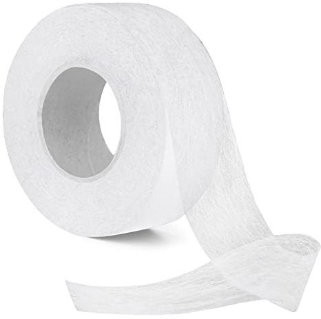 GOTRUST 70 Yards Saumband zum Aufbügeln Breit 40mm, Weiß Waschfest Bügelband Nahtband, Doppelseitiges Gardinen Bügelsaumband Saumklebeband zum Spleißen von Stoffen, Hosen, Vorhänge, Kleidung