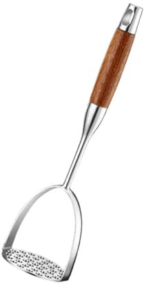 Luxshiny 1pc Potato Masher Ergonomic Manual Crusher for Potatoes Vegetables Easy to Clean Kitchen Gadget