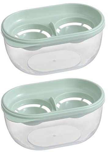 2pcs Egg White Separator Eggs Strainer Filter Egg Yolk Separator Egg Scrambler Tool Egg Separator Egg Divider Kitchen Cooking Gadget Egg Yolk White Separator Compartment Splitter