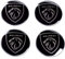 4 StüCk Radkappen Aufkleber für Peugeot New 5008 4008 3008 2008 508 408 308 208 RCZ 56mm, Reifen Felgendeckel Aufkleber Nabenkappen Abzeichen Sticker Autozubehör Schmücken Zubehör