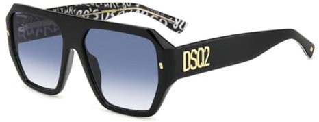 DSQUARED2 SUNGLASSES FRAMES D2 0128/S BLACK PATTERN WHITE 58/16/145 MENS