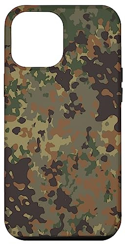 Flecktarn Camo - Deutsche Tarnung Hülle für iPhone 12 Pro Max