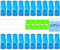 1GB USB Flash Drives 20 Pack Nicepicten USB 2.0 Flash Drive Bulk Thumb Zip Drive Memorias USB Memory Stick Pendrive Jump Drive Multipack for Data Backup, Blue 20Pack 1GB