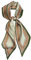 GIMIRO Satin Seidenschal 148 x 13,5 cm Krawatte Double Layer Bund für Blazer, Mantel, Kleid (63# Retro Green - Khaki)