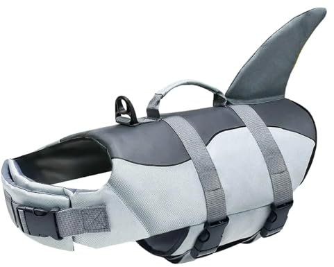 Sommer-Schwimmweste Für Hunde,Groß,Schwimmfähig,Haustierkleidung,Badeanzug Für Hunde,Sicherheit,Hundezubehör,Schwimmweste,Hai,XL