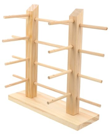 SOIMISS 3stücke Holz Brillenständer Für Sonnenbrillen Und Sichtbrillen Praktischer Aufbewahrungsständer Für Zuhause Und Geschäfte Reihig Für Brillen Elegantes Design Holzfarbe
