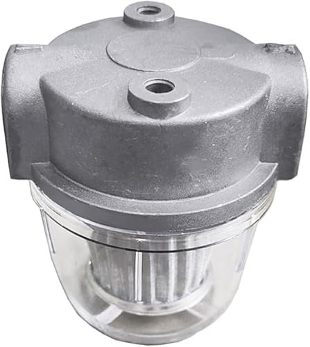 Termobrico Inline Fuel Filter for Diesel Burner Replacement Oil Filter 3 Point Diameter with Clear Paper Boiler Tank Heating System Protection