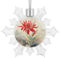Weihnachts-Schneeflocken-Anhänger, orientalische Blumen, Weihnachtsstern, Baumschmuck für Feiertagsdekoration, Weihnachtsschmuck