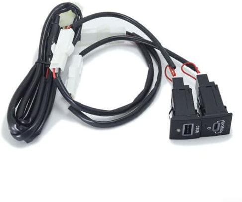 Gettimore Dual-Port-QC3.0-USB-Ladegerät mit LED-Anzeige für Golf MK5 MK6 (Modelljahre 2006–2013)