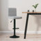 LAPOOH Barhocker, Barstuhl, Bar Chair, Bar Stools, Tresenstuhl, Barstool, Thekenhocker, Küchenhocker, Tresenhocker, Hellgrau Samt