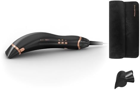 Rowenta Air Motion - Secador de pelo con efecto Coanda, diseño ergonómico y ligero, motor de alta velocidad, aire frío, incluye neceser, CF8C20E0