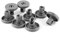 8 Pcs Dishwasher Spare Rolls Parts Baskets Kits for Favorit Privileg Zanussi