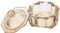 Beaupretty Plato Para Manicura Vaso De Cristal Para Uñas Tazón De Vidrio Decorativo Herramienta De Cristalería