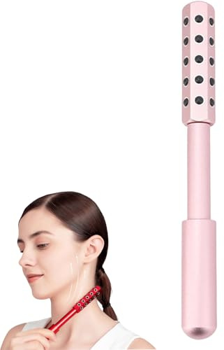 Radiance Roller-Uplift Massage-Roller, erhebender Gesichtsmassageroller, Gesichtsroller, Massageroller, Hautpflegerolle zum Anheben der Hautpflege, Rosa