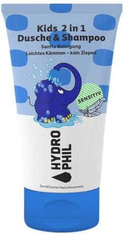 Hydrophil Kids 2in1 Shampoo & Dusche, Elefant Sensitiv, 200ml (1)