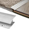 Carpet to Tile Laminate Wood Floor Door Bar - Silver Metal Threshold Trim Strip | 0.9m Length | Ideal for Doorways | Easy-Fit Cover Strip - Z Edge Carpet to Hard Flooring Door Bar