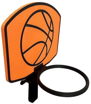 VlHpnpe Kleiner Basketballkorb für Schreibtisch und Zuhause, Wandhalterung, lustiges Unterhaltungsspiel, zum Anklippen, für Mülleimer, Stressabbau, Basketballkorb