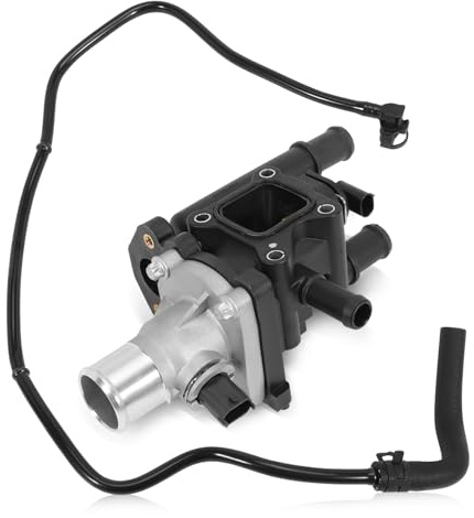 GraceGalaxy Termostato alloggiamento con tubo termico per Zafira C Tourer Zafira B Astra H Astra J Insignia A Mokka X Signum Vectra C 159 Aveo Cruze Orlando Trax Croma Caravan 1.6 1.8 25192230